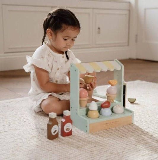 Stand de glace en bois 🍦