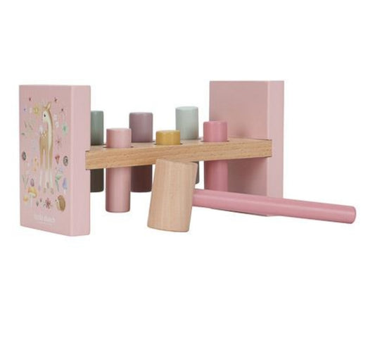 Banc à marteler en bois