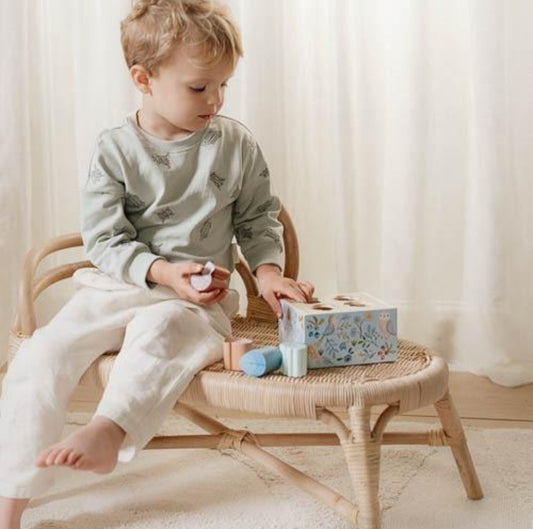 Boîte à forme en bois