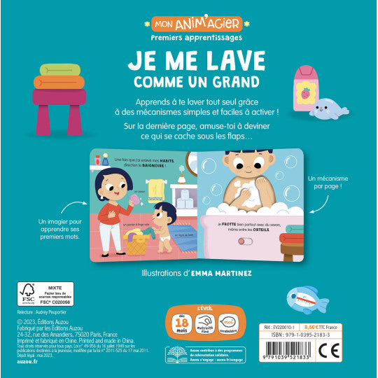 Livre " je me lave comme un grand"
