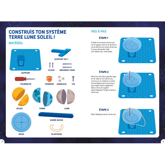 Mon système terre lune soleil