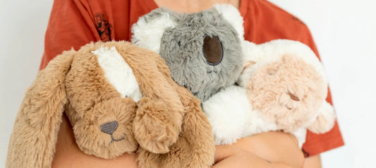 Peluche ultra douce chien 40cm CRÈME - Tout Pour les Gamins 🇨🇵