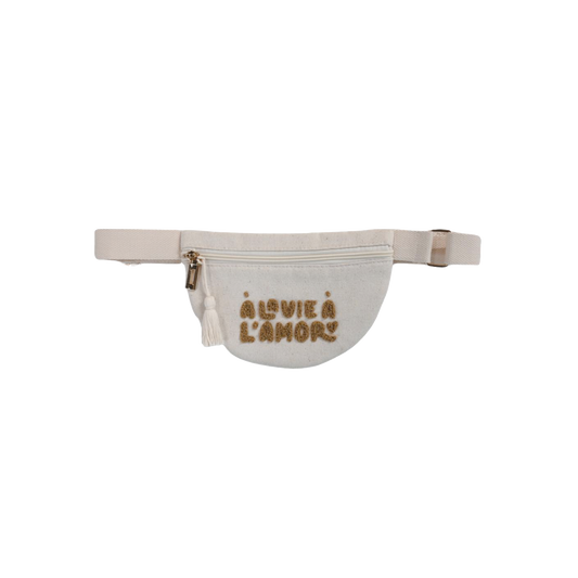 Sac " à la vie à l'amor" + banane enfant