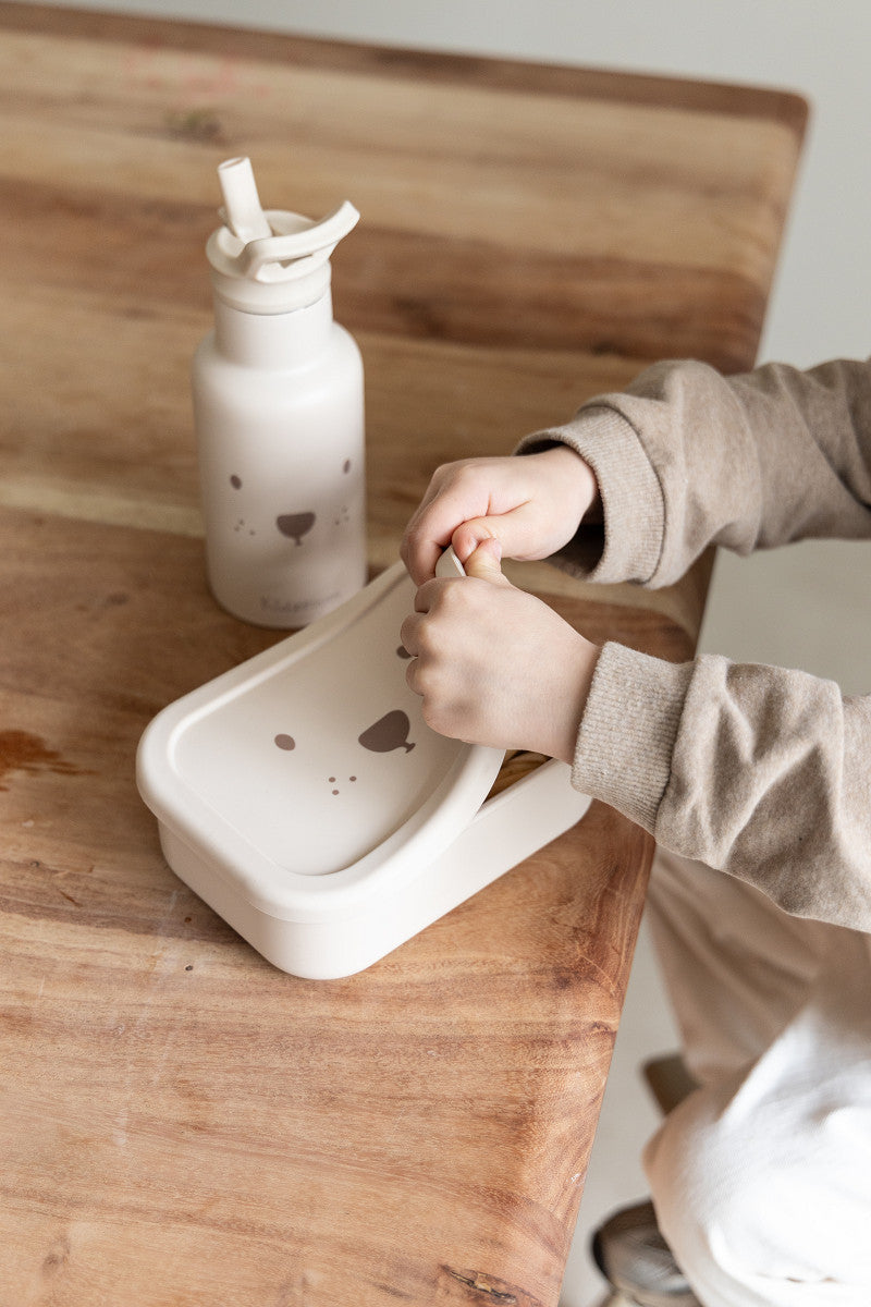 Gourde 350ml en acier inoxydable ourson