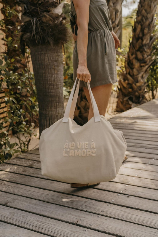 Sac Cabas XXL Zakuw "à la vie à l'amor" - Tout Pour les Gamins 🇨🇵​